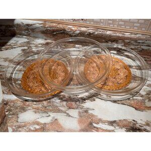 Set of 3 Vintage Pyrex 6” Pie Dish Round Bakeware